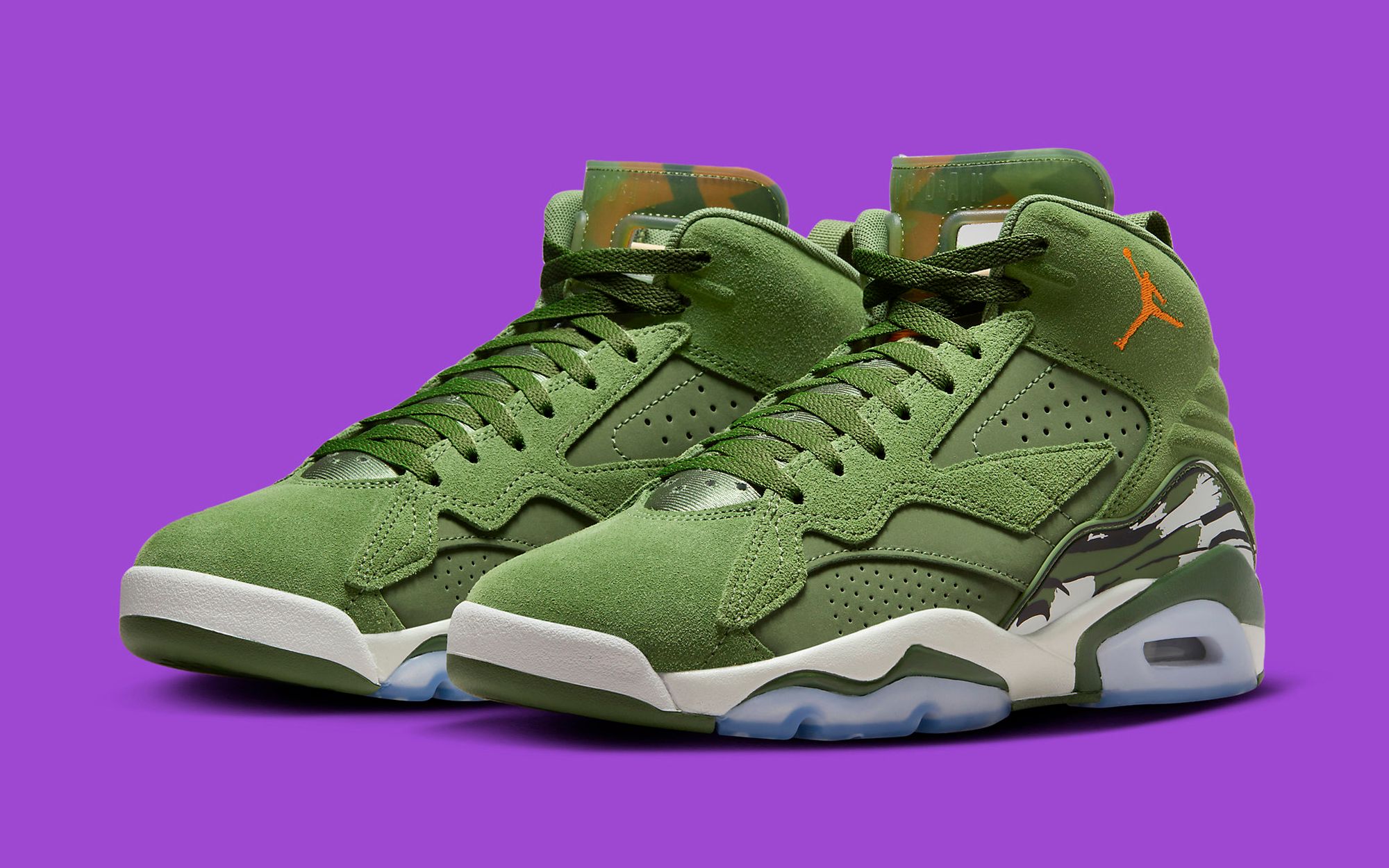 Macklemore jordan 6 green on sale suede