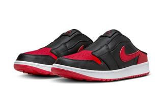 Available Now // Jordan 1 "Bred" Golf Mule