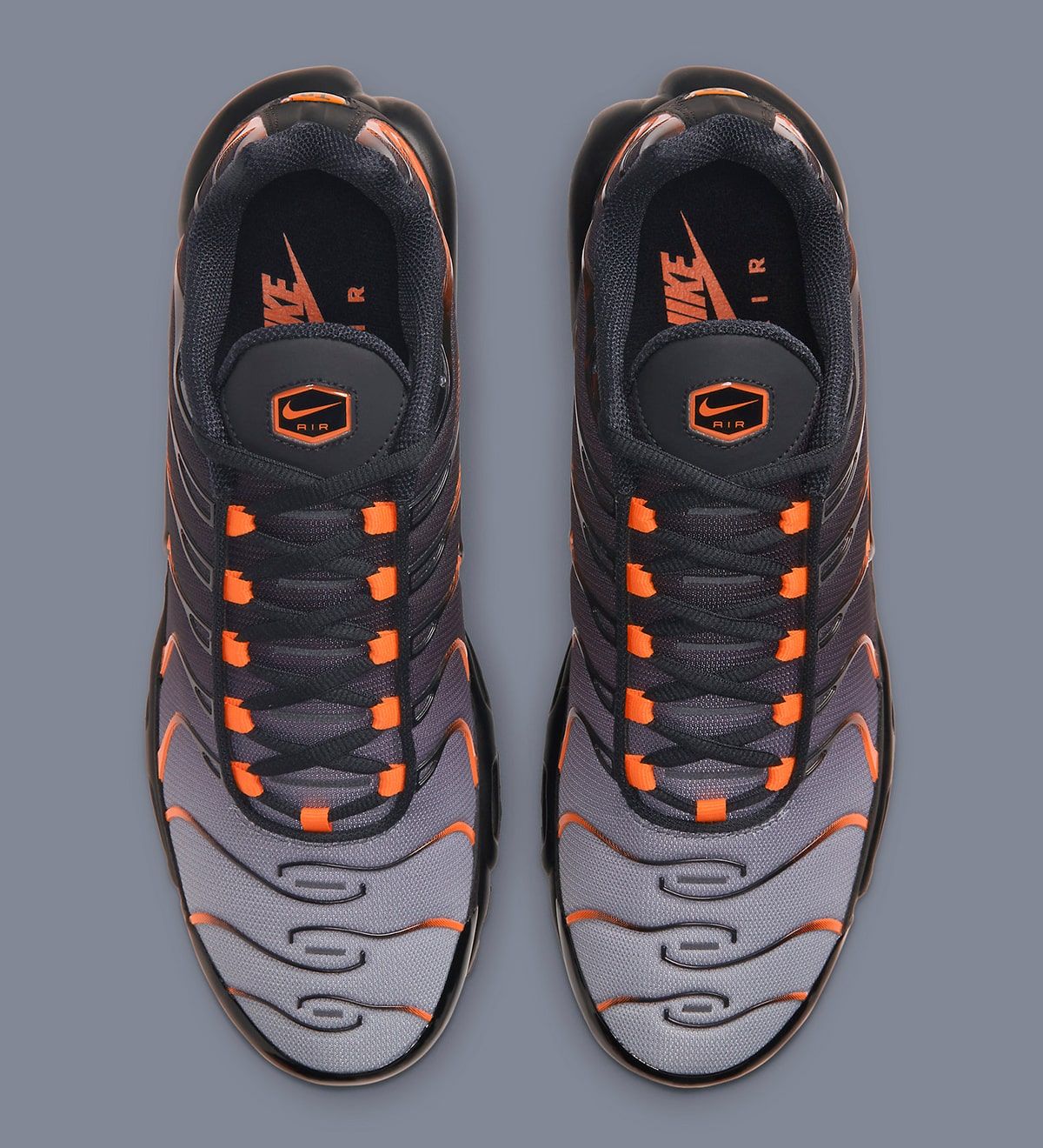 nike air max plus team orange iron grey