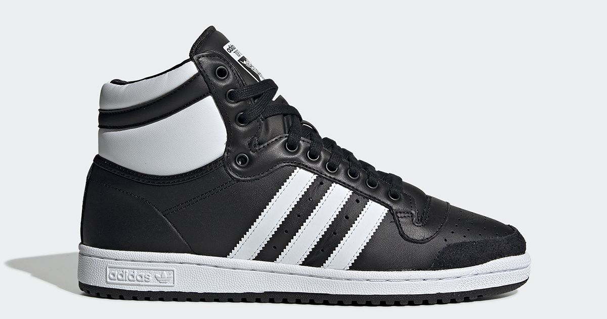 The Top Ten Hi Arrives in a Very-adi Black and White Colorway | House ...