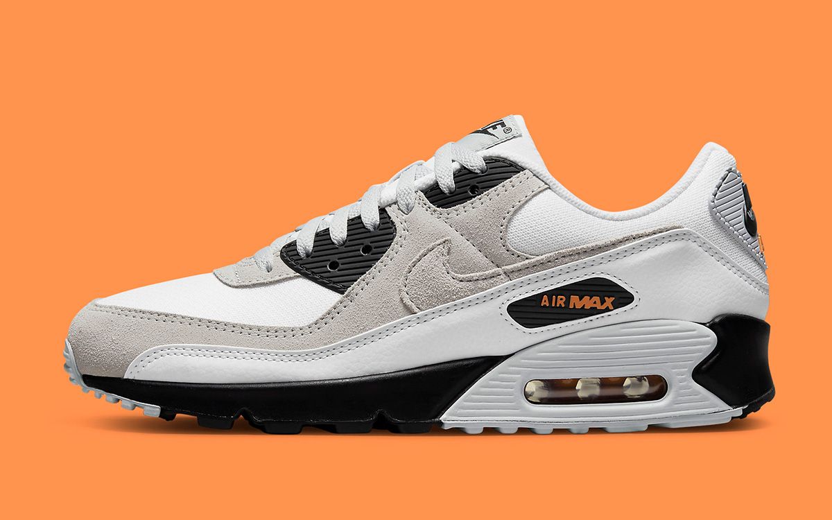 air max 90 black orange white