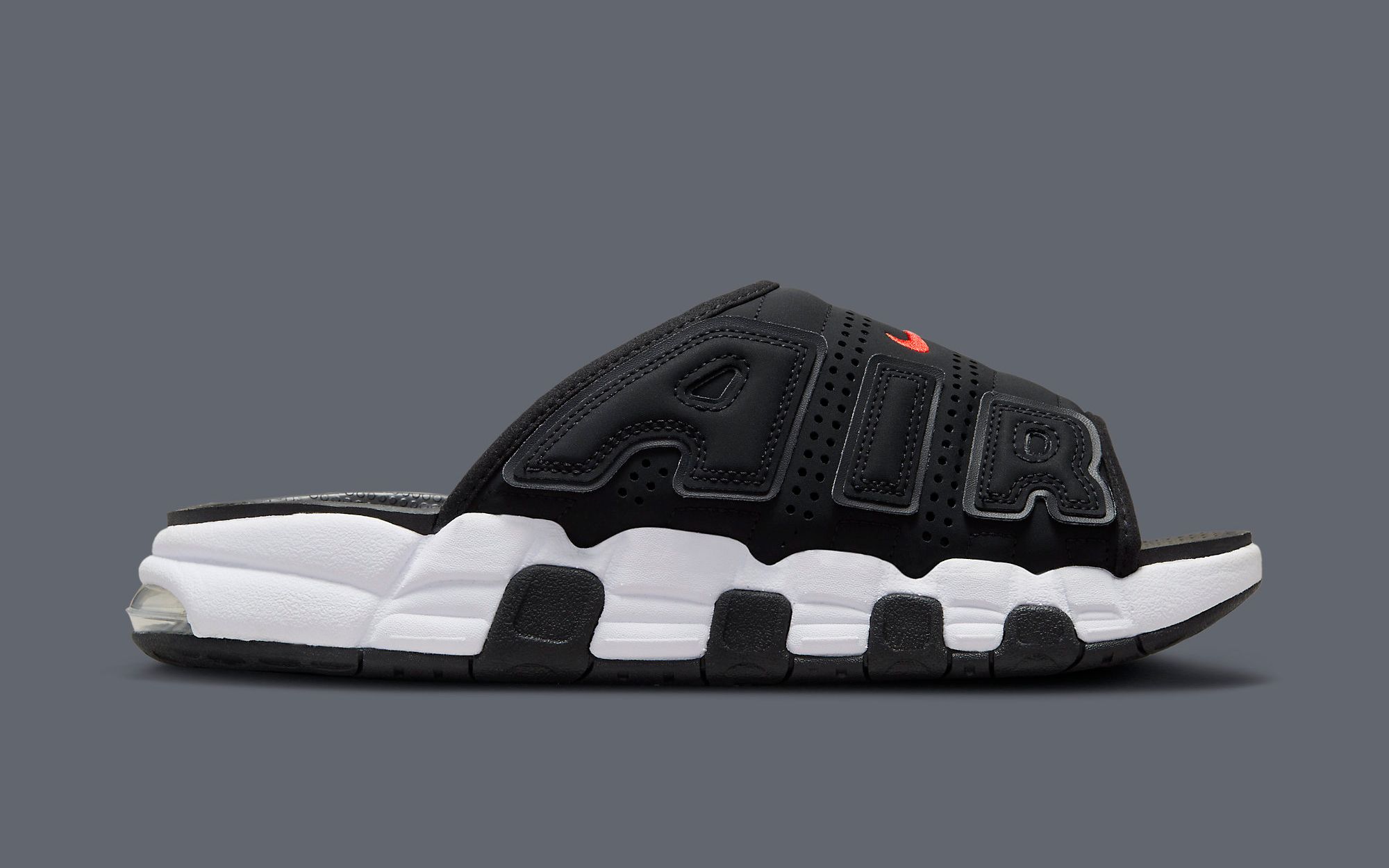 First Looks // Nike Air More Uptempo Slide “Black Infrared