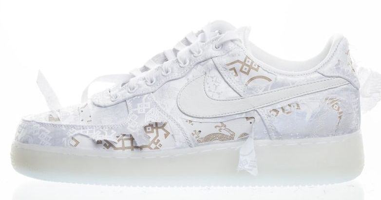 美品 CLOT ×Nike Air Force 1 Low Premium 白 Nike Air Force 1 Low CLOT 1WORLD (2018) Men's - AO9286-100 - US