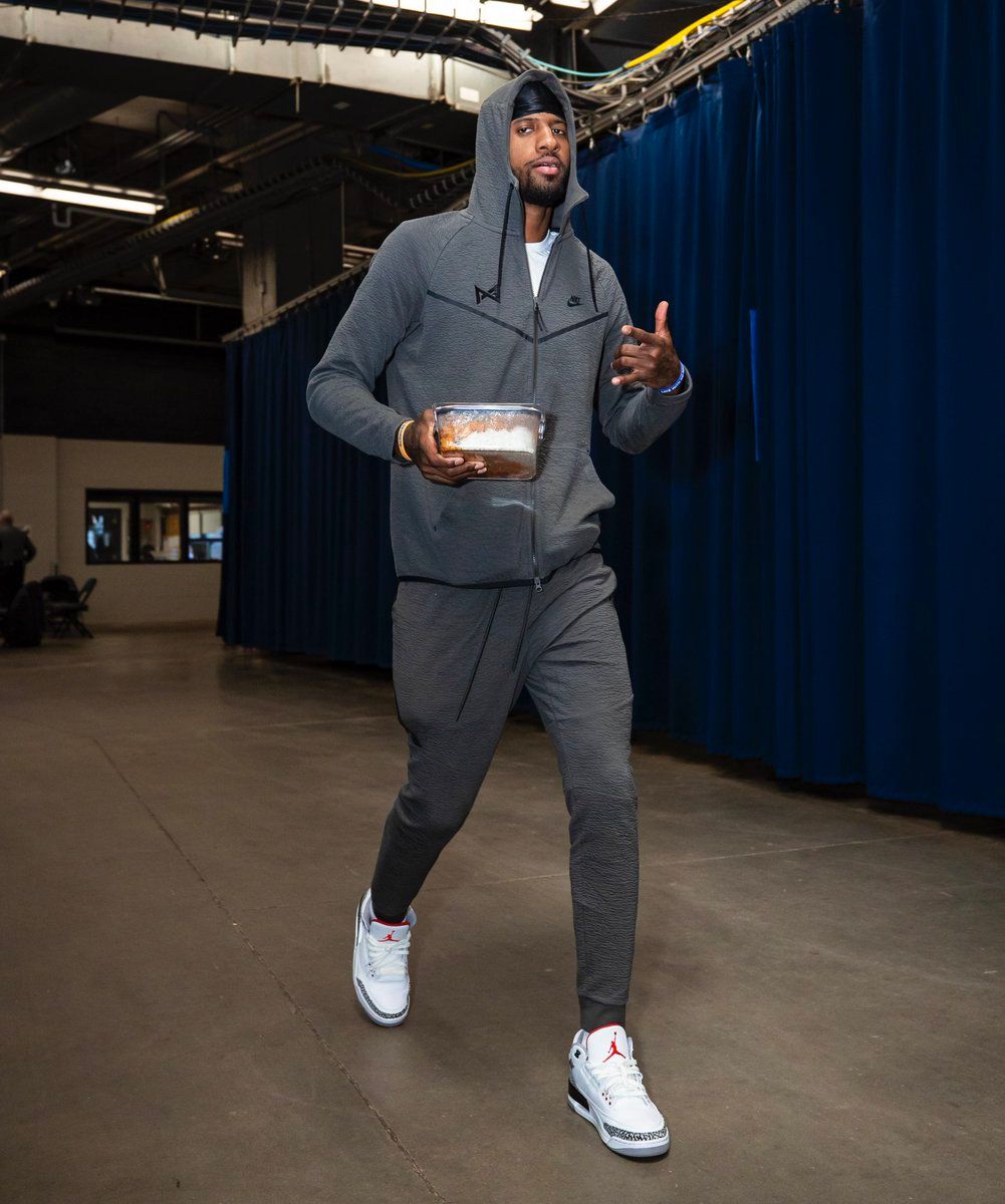 Paul George // Air Jordan 3 “Cement”
