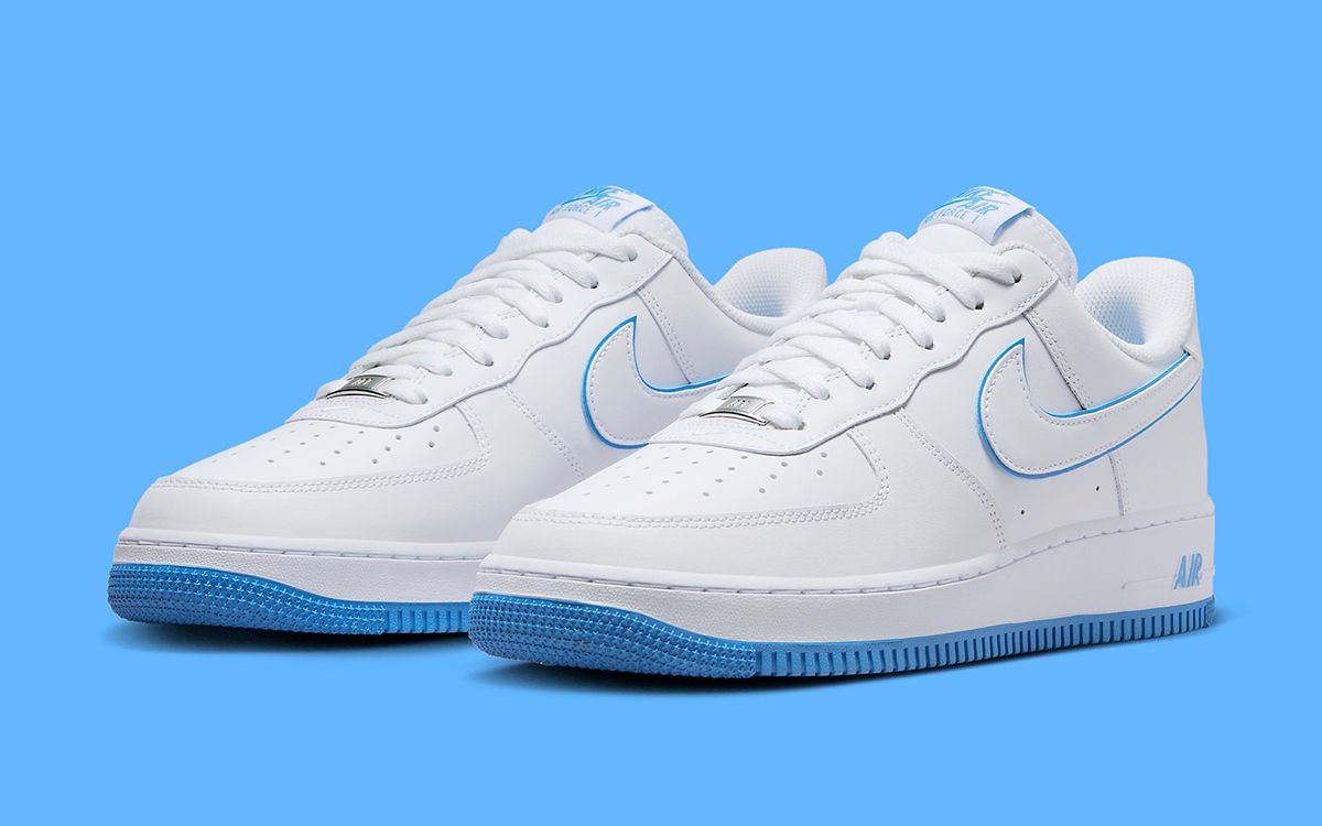 Available Now // Nike Air Force 1 Low “White/University Blue