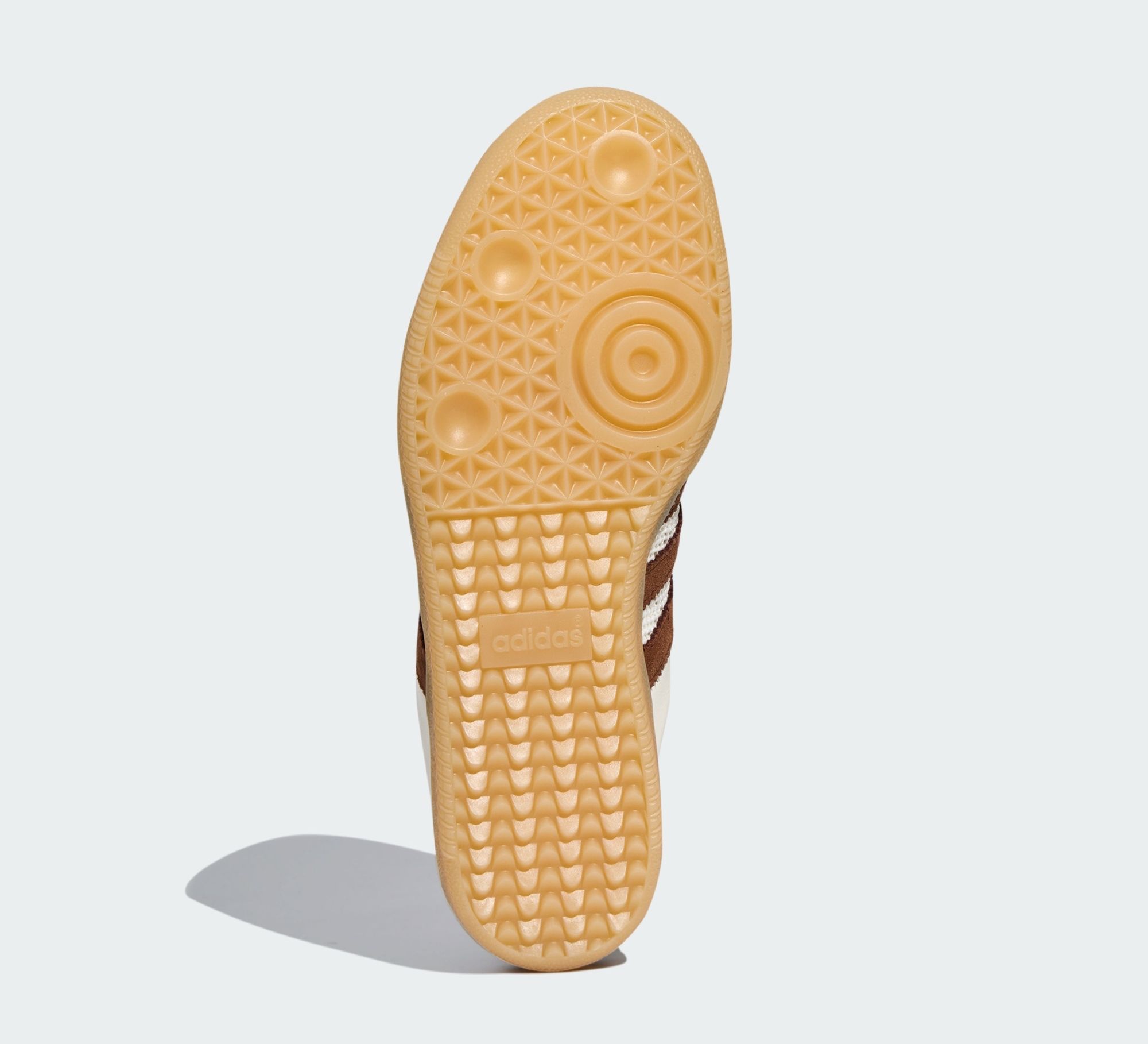 Women's adidas Samba Mule "Off White/Preloved Brown" (SKU: HP5050).
