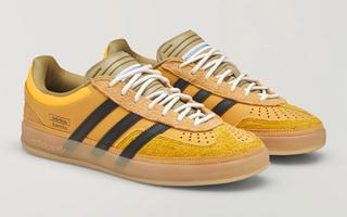 Bad Bunny's "Solar Gold" adidas Gazelle Indoor collaboration. Photo via adidas.