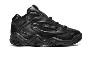 Adidas Y-3 Megaball in a "Black" color scheme.