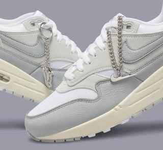 This Nike Air Max 1 Comes With Metallic Silver Pendants