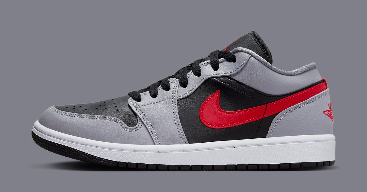 The Air Jordan 1 Low Returns in Red, Black, and Grey | House of Heat°
