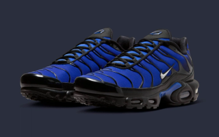 The Nike Air Max Plus Appears In "Racer Blue" and "Black"