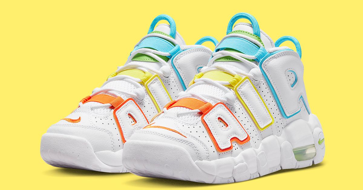 Nike Air More Uptempo White Yellow Orange Sneakers 617SSxH1GBL._AC_UY900_.jpg main image 4