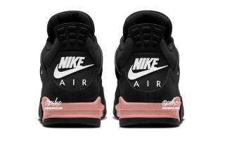 Speculative mock-up of the Women's Air Jordan 4 "Pink Thunder" retro.