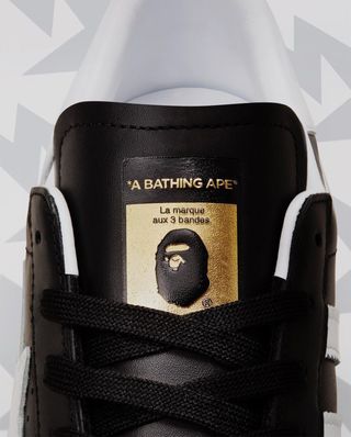 bape adidas superstar black white release date 4