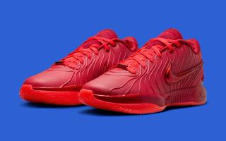 The Nike LeBron 21 "James Gang" is Rendered in Triple Red
