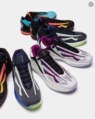Debut pairs of Kyrie Irving's new ANTA KAI 2 Speed basketball sneaker.