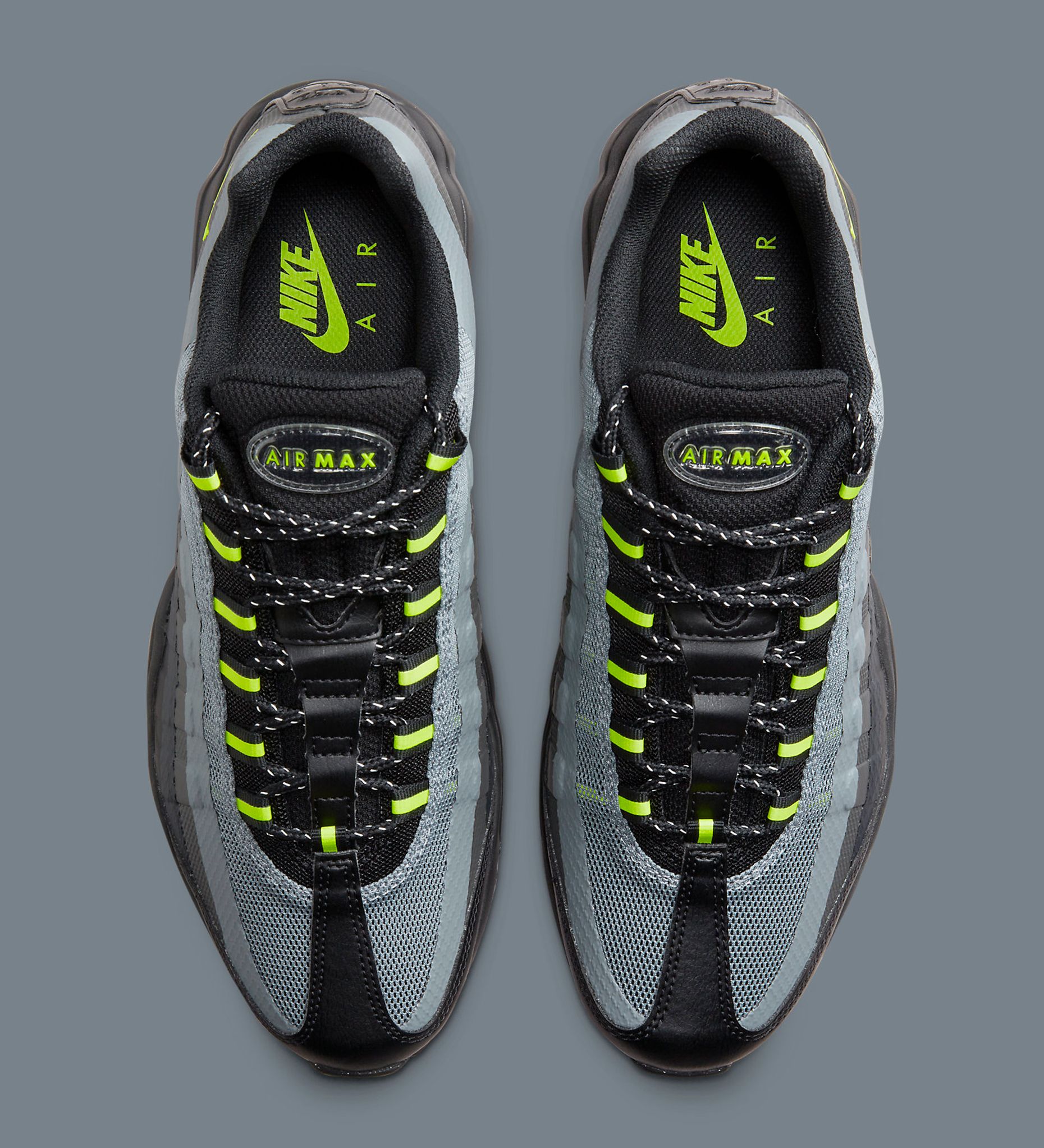 Nike Air Max 95 neon high quality green and jordan 23 lucky green