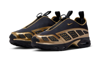 The Nike Air Max SNDR Appears In "Metallic Gold" and "Black"