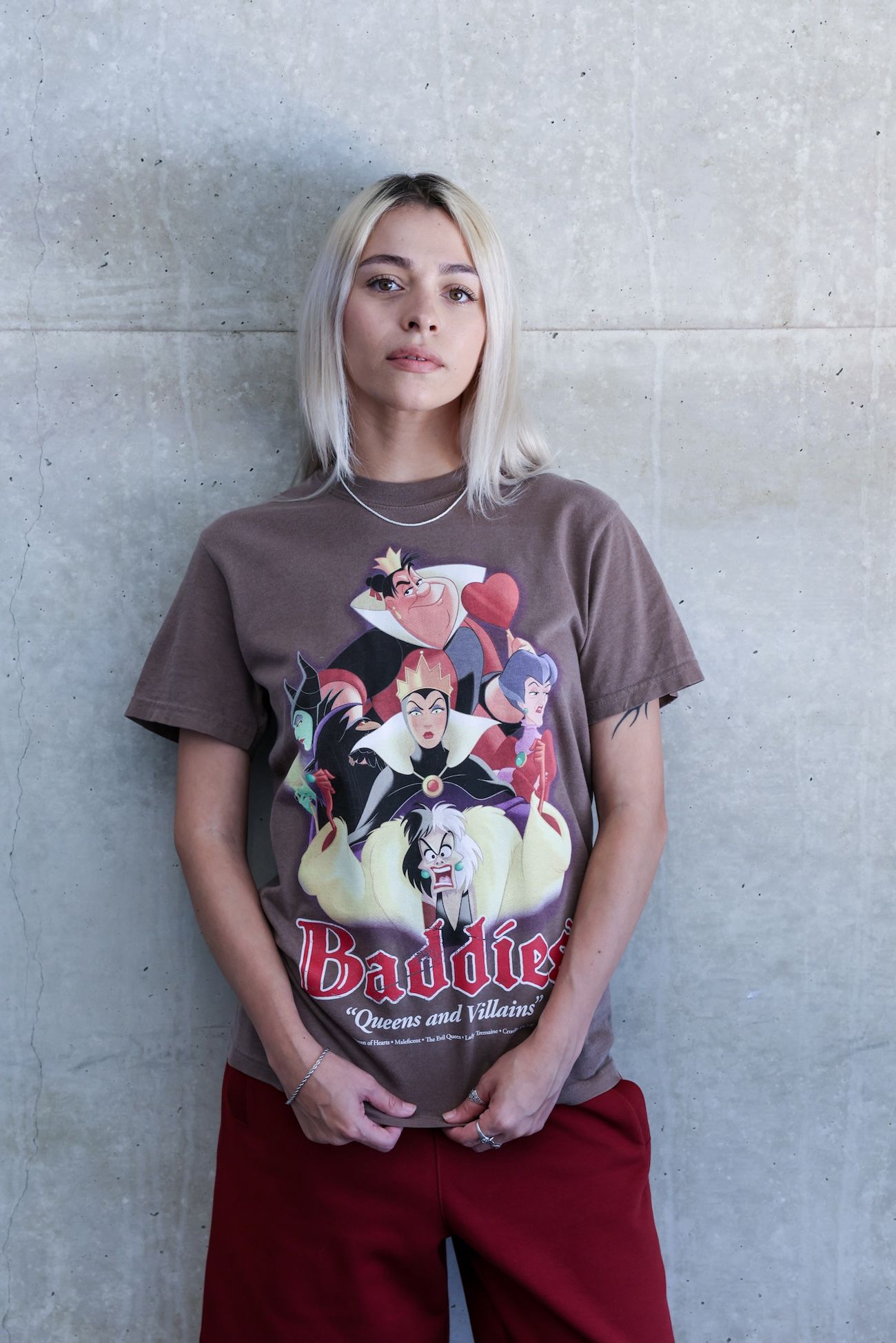 Queens Disney   Bobby Kim T-Shirt for Adults – Brown – Limited Release