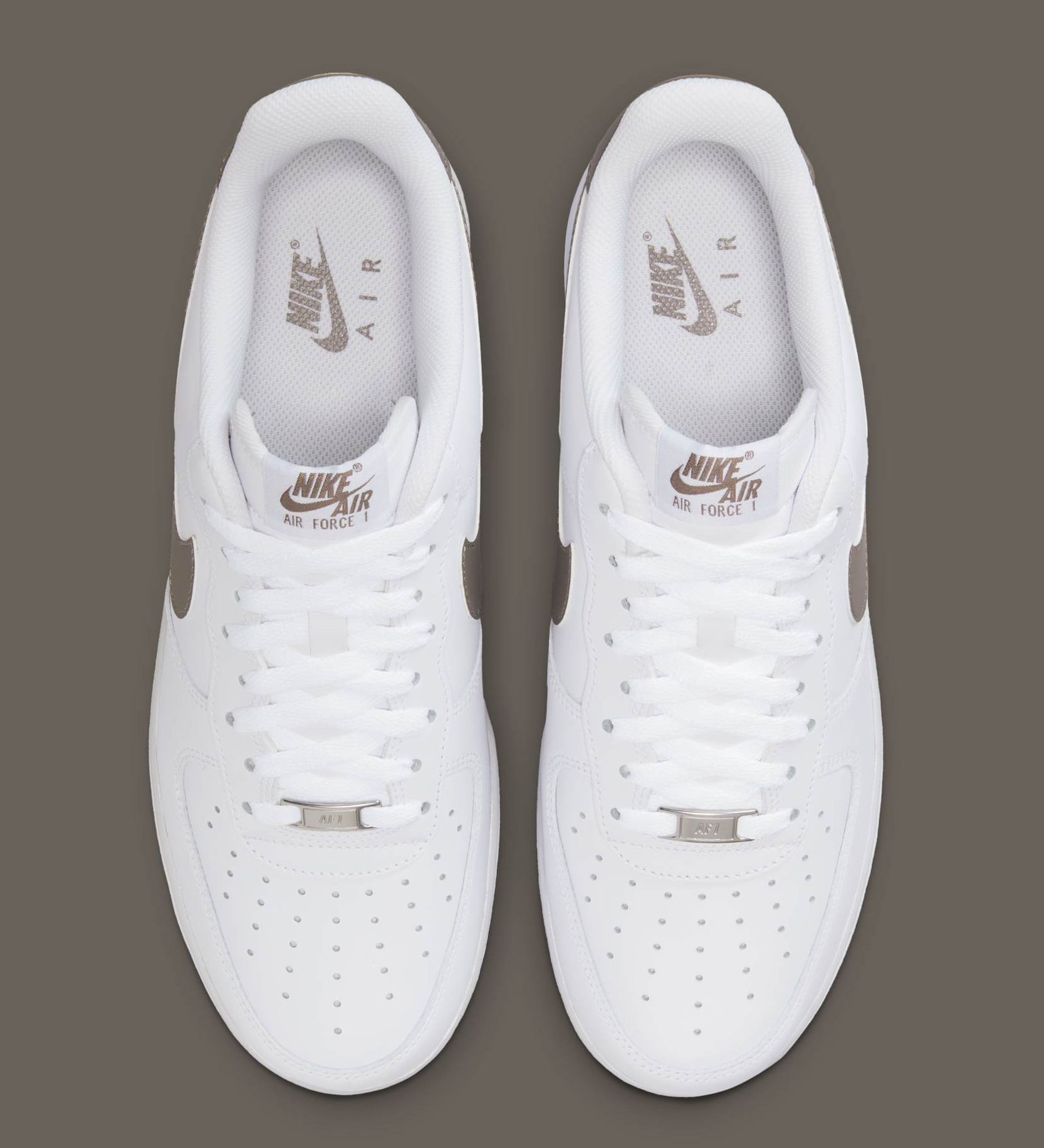 Nike Air Force 1 ’07 Low White Cave Stone Sneakers Men’s Size 8 Air Force 1 Low “White/Cave Stone” Set for Fall | House of Heat° main image 2