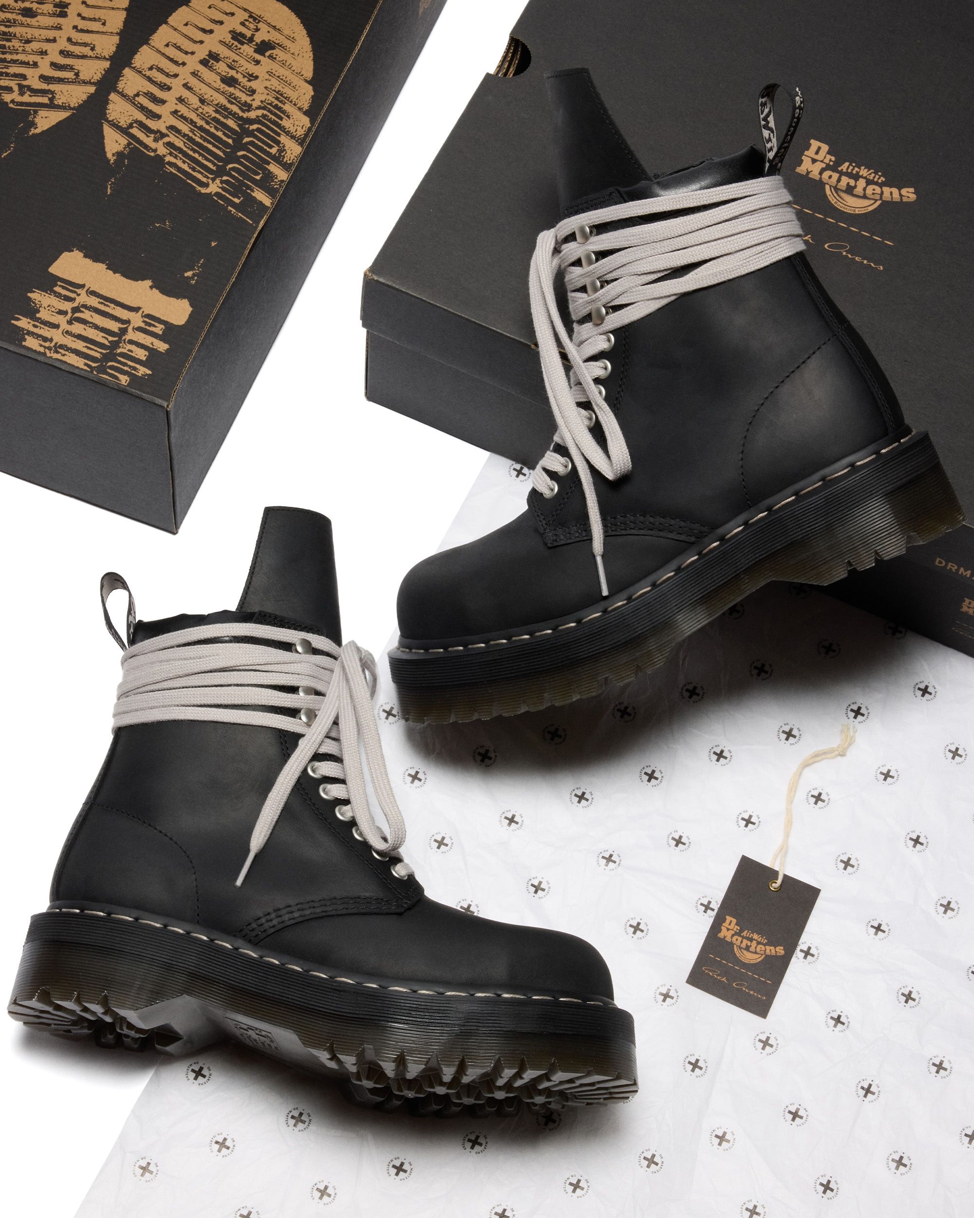 Rick Owens & Dr. Martens Drop More Platform Quad Boots Oct. 16