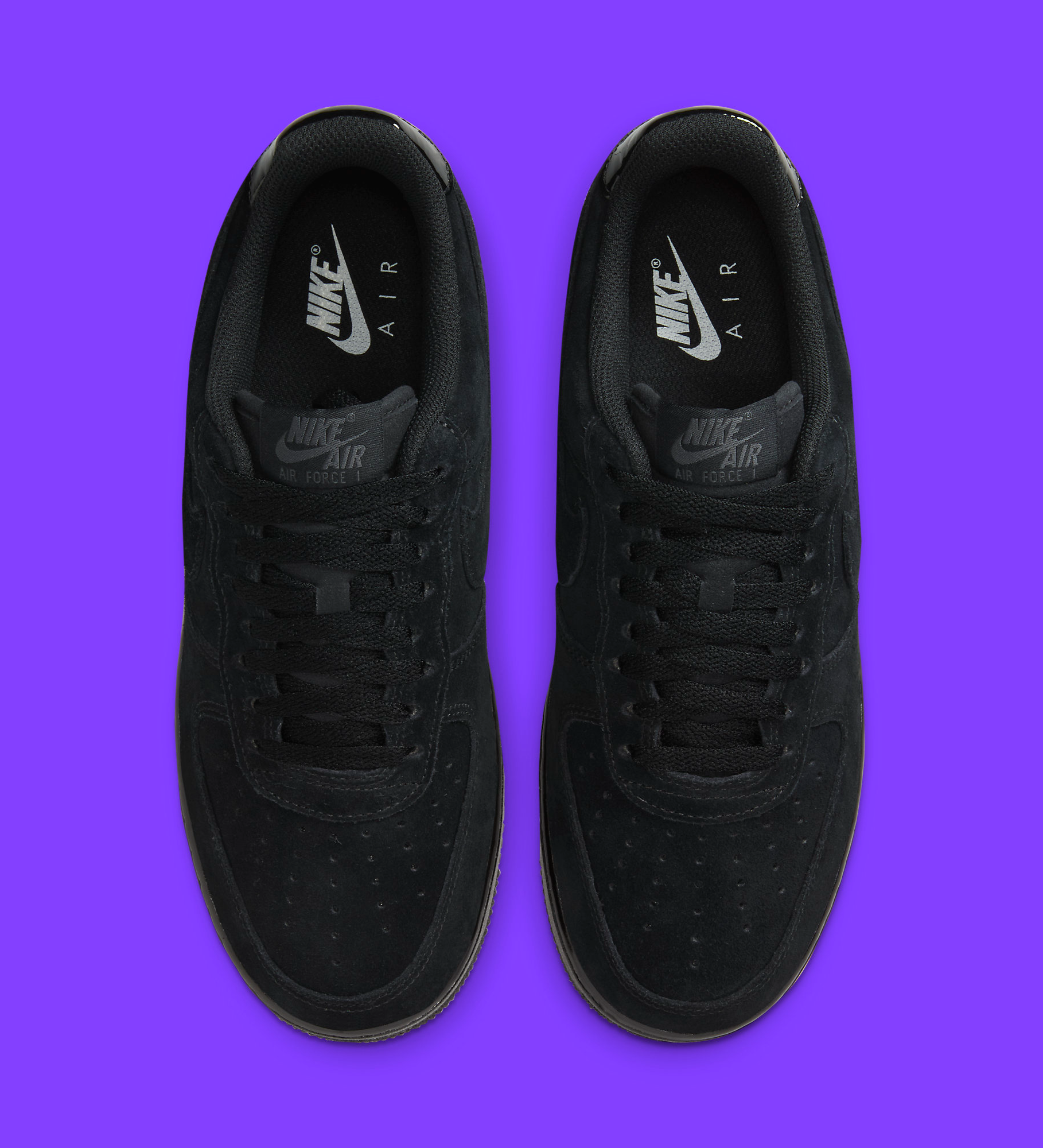nike air force 270 mid suede black white