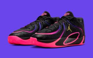 The Jordan Tatum 4 Lights Up in a Neon-Soaked New Look