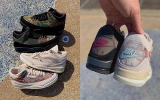 A Closer Look at The Ultra-Exclusive Air Jordan 3 "Playground Graffiti" Pack