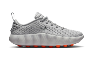 Women's Nike Mind 002 in a "Light Smoke Grey" color scheme.