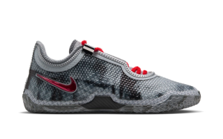 Men's Nike LeBron 24 "Storm Drain" basketball shoe for Halloween 2026, inspired by It's Pennywise.
