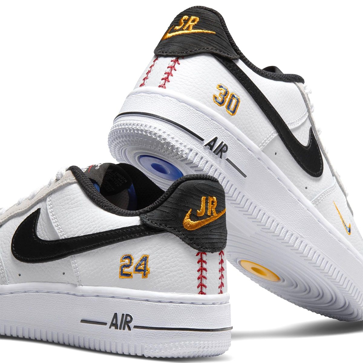 Black and gold 2024 ken griffey jr shoes