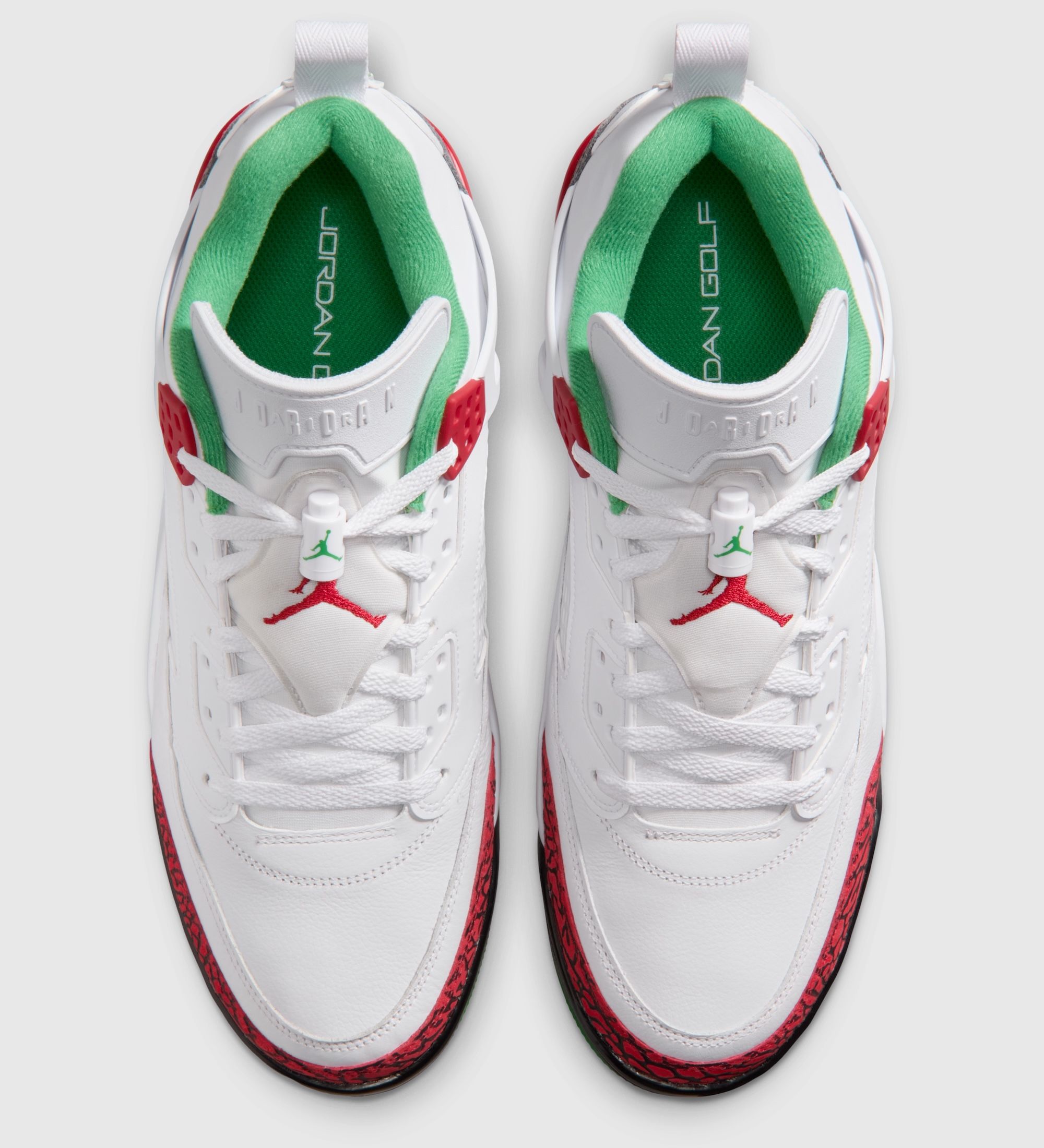 spizike white green red
