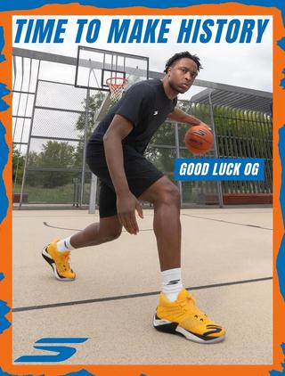 OG Anunoby for Skechers Basketball.