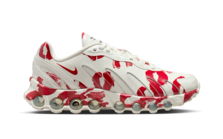 Vaquera x Nike Air Max Dn8 "Sail/Prime Red" collaboration.