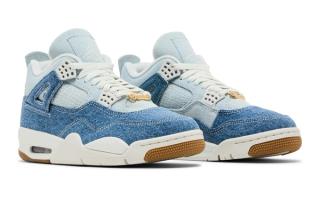 Air Jordan 4 in a premium denim makeover, set to release August 2025.