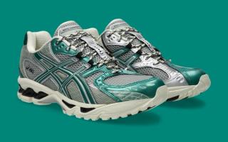 The ASICS GEL-Nimbus 10.1 Appears in Green and Silver Metallics