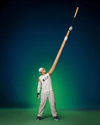 Aaron Judge stars in Jordan Brand's "Greatness is Never Out of Reach" Campaign for Space Jam's 30th Anniversary. Photo via Nike.
