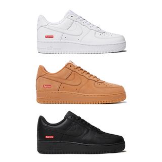 Restock! Supreme x Nike Air Force 1 Low in All Three Colorways