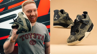 This Ultra-Rare Air Jordan 4 PE Goes Full Snakeskin