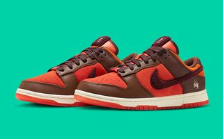 nike dunk low year of the rabbit red brown fd4203 661 release date 1
