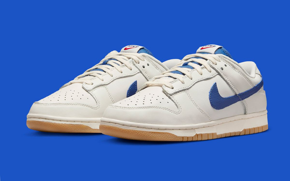 Nike Dress This New Dunk Low in White, Royal and Gum | House of Heat°