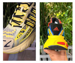 Shake James x adidas AdiStar XLG 2.0 "Wild Rivals" Pack. Photo by @chefdoomy on Instagram.