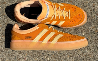 Bad Bunny's Adidas Gazelle Indoor "Santurce" sneaker collaboration.