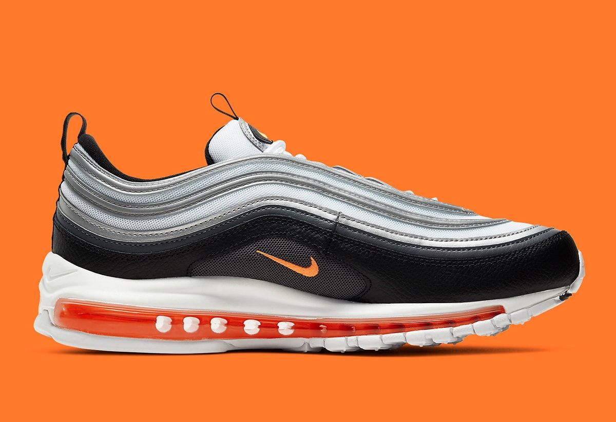 Air max 97 'jdi' trainer black / hotsell white / total orange