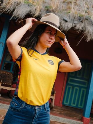 Ecuador 2026 Home Jersey. Photo via Marathon Sports.