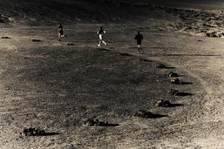Strijdom van der Merwe's circular stone installation on the Spanish island of Tenerife. Photo via Post Archive Faction.