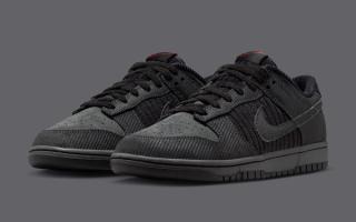 Nike Dunk Low “Triple Black Corduroy” Is Coming in 2026