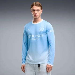 Manchester City 26/27 Home Replica Long-Sleeve Jersey by PUMA.