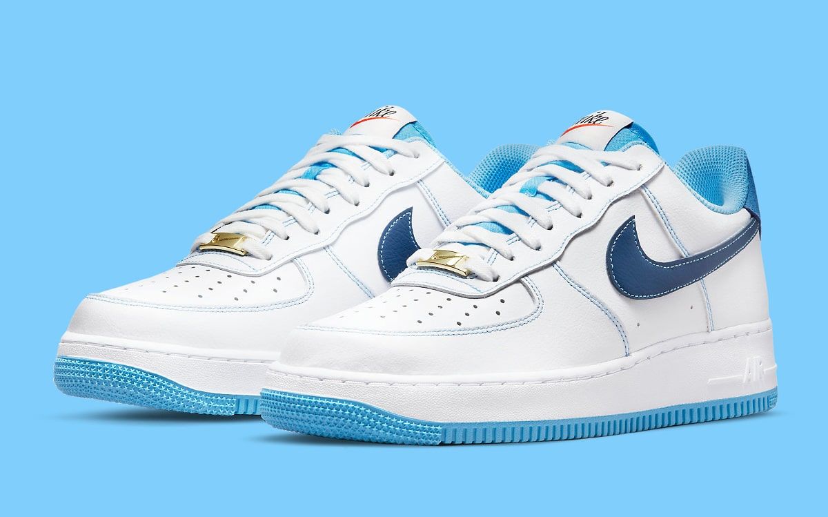 Air force 1 on sale low carolina blue