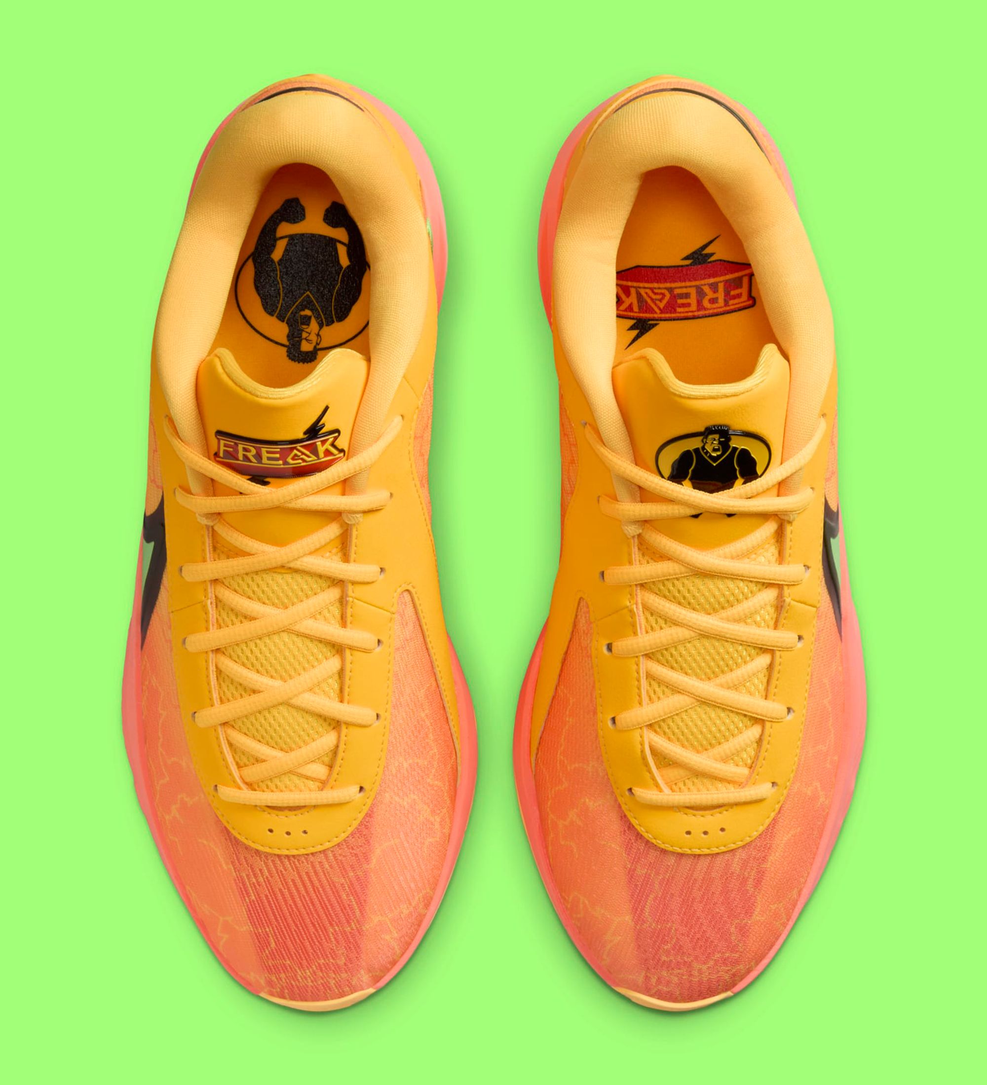 Nike Giannis Zoom Freak 6 FJ7792-601 Sneaker Men Orange Basketball Shoes RHS7359 Nike Zoom Freak 6  main image 2